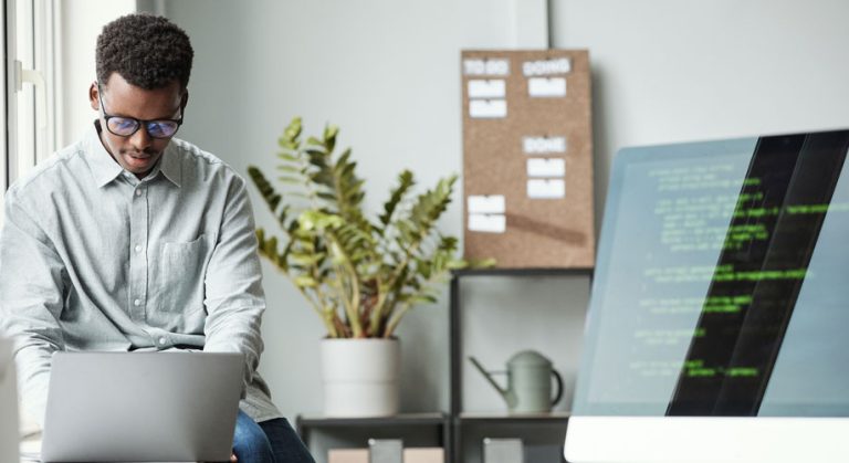 app and software developer at work