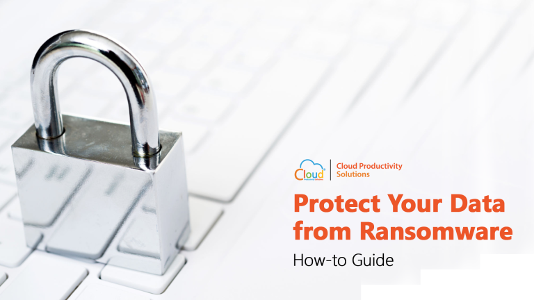 padlock on top of a laptop to symbolize security