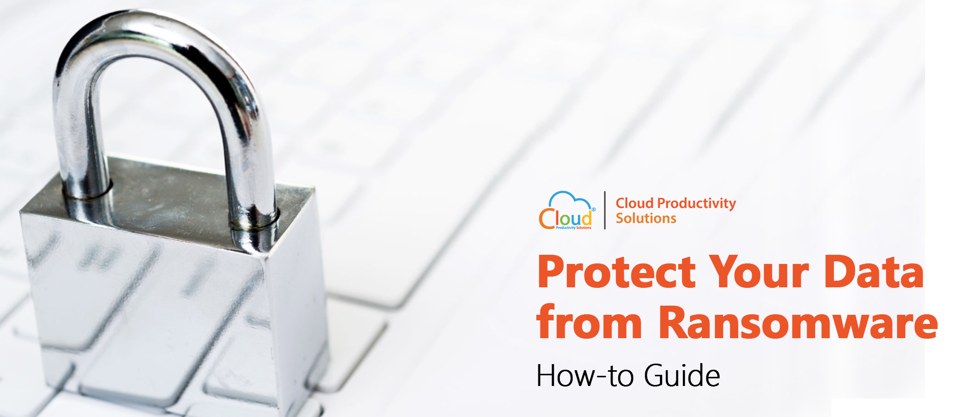 a padlock on a laptop's keyboard to symbolize cyber security